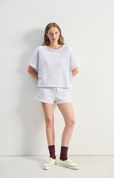 T-SHIRT FEMME ATUBAY ARCTIQUE CHINE ARCTIQUE CHINE