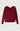 T-SHIRT FEMME DROIT ML COL BATE BORDEAUX BORDEAUX