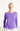 T-SHIRT FEMME DROIT ML COL BATE VIOLET VIOLET