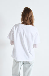 T-SHIRT FEMME FIZVALLEY BLANC BLANC