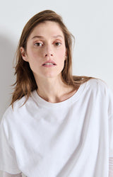 T-SHIRT FEMME FIZVALLEY BLANC BLANC