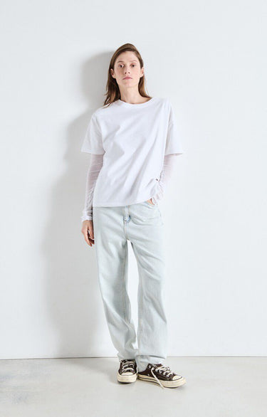 T-SHIRT FEMME FIZVALLEY BLANC BLANC
