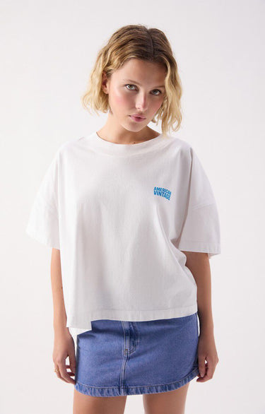 T-SHIRT FEMME GIXY BLANC BLANC