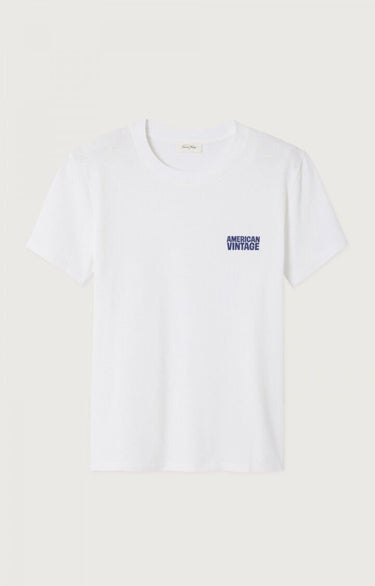 T-SHIRT FEMME MC CR BLANC BLANC