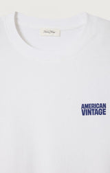 T-SHIRT FEMME MC CR BLANC BLANC