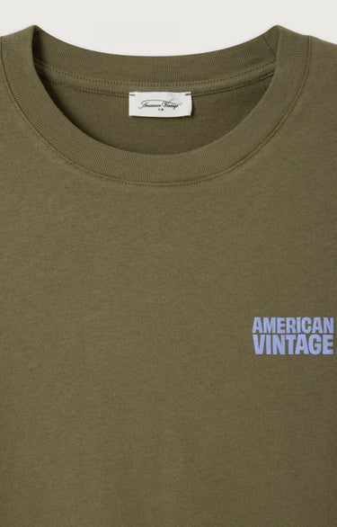 T-SHIRT FEMME MC CR KAKI KAKI