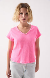 T-SHIRT FEMME SONOMA PINK ACID FLUO PINK ACID FLUO
