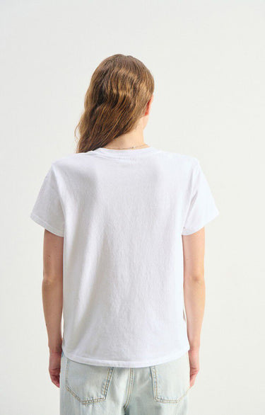 T-SHIRT FEMME YKOBOW BLANC BLANC