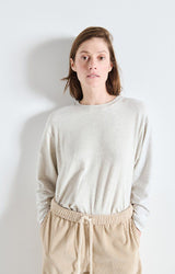 T-SHIRT FEMME YPAWOOD GRIS CHINE GRIS CHINE