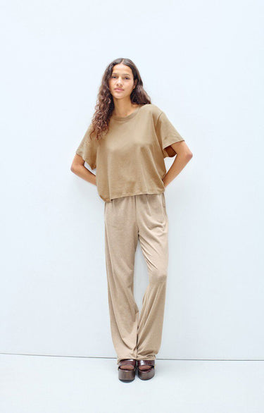 T-SHIRT FEMME YPAWOOD MACCHIATO CHINE MACCHIATO CHINE