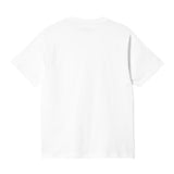 T-SHIRT FEMME POCKET HEART BLANC BLANC