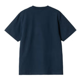 T-SHIRT FEMME POCKET HEART MARINE MARINE