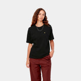 T-SHIRT FEMME S/S CHASE NOIR NOIR
