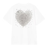 T-SHIRT FEMME W' S/S HEARTS OF HAR BLANC BLANC
