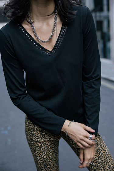 T-SHIRT FEMME NOIR NOIR