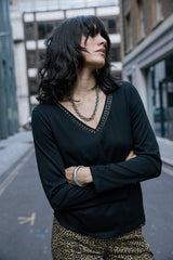 T-SHIRT FEMME NOIR NOIR