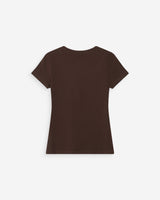 T-SHIRT FEMME VALERIO CHOCOLAT CHOCOLAT