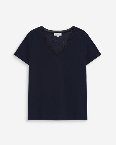 T-SHIRT FEMME VASCO MARINE MARINE