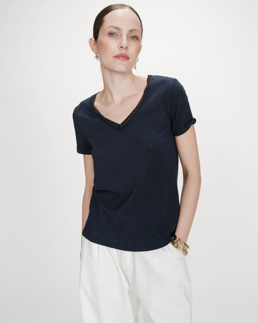 T-SHIRT FEMME VASCO MARINE MARINE