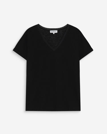 T-SHIRT FEMME VASCO NOIR NOIR