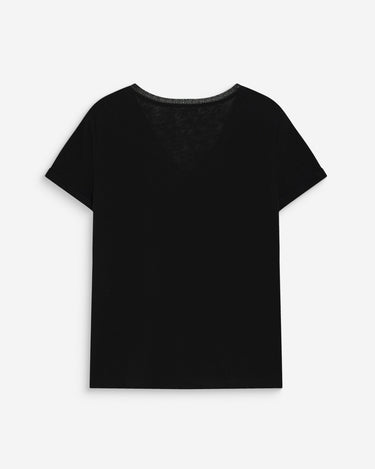 T-SHIRT FEMME VASCO NOIR NOIR