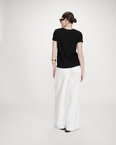 T-SHIRT FEMME VASCO NOIR NOIR