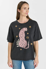 T-SHIRT FEMME MAGLA BLACK BLACK