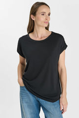 T-SHIRT FEMME PETRO BLACK BLACK
