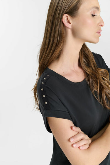 T-SHIRT FEMME PETRO BLACK BLACK