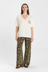 T-SHIRT FEMME ROCKY IVORY IVORY