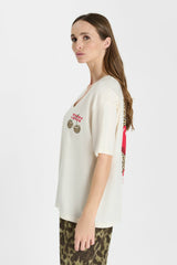 T-SHIRT FEMME ROCKY IVORY IVORY