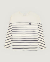 T-SHIRT FEMME BRAUDEL IVORY NAVY IVORY NAVY
