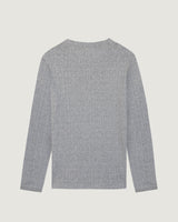 T-SHIRT FEMME FOLIES LS PATCH COEUR /GOTS GRIS GRIS