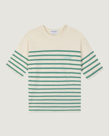 T-SHIRT FEMME MONTPAR SAILOR IVORY VERDIGRIS IVORY VERDIGRIS
