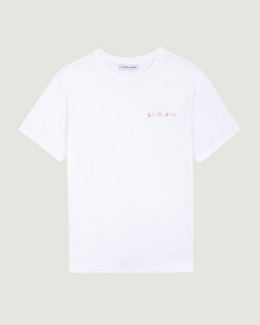T-SHIRT FEMME POPINCOURT FIESTA BLANC BLANC