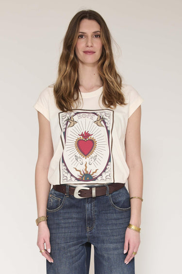 T-shirt MKT Studio Telissa imprimé ex-voto naturel