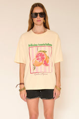 T-shirt MKT Studio Tilima illustration Italie naturel