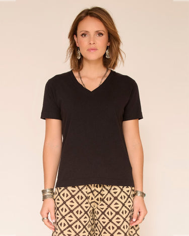 T-SHIRT FEMME TONY BLACK BLACK