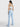 T-SHIRT FEMME CROP RIB BADGE CIEL CIEL