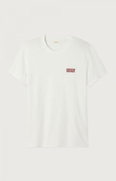 T-SHIRT HOMME MC CR BLANC BLANC