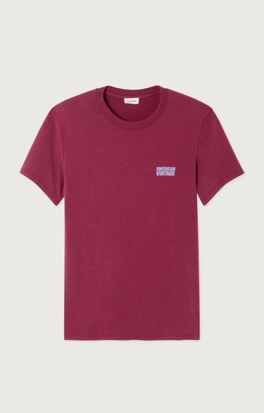 T-SHIRT HOMME MC CR BORDEAUX BORDEAUX