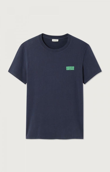 T-SHIRT HOMME MC CR MARINE MARINE