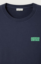 T-SHIRT HOMME MC CR MARINE MARINE
