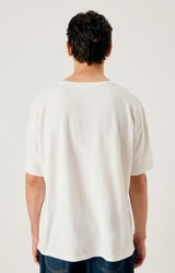 T-SHIRT HOMME YKOBOW BLANC BLANC