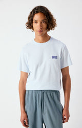 T-SHIRT HOMME YKOBOW BLEU BLEU