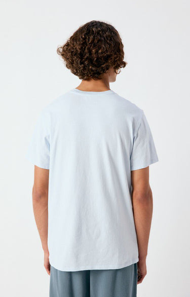 T-SHIRT HOMME YKOBOW BLEU BLEU
