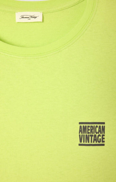 T-SHIRT HOMME YKOBOW JAUNE JAUNE