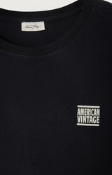 T-SHIRT HOMME YKOBOW NOIR NOIR