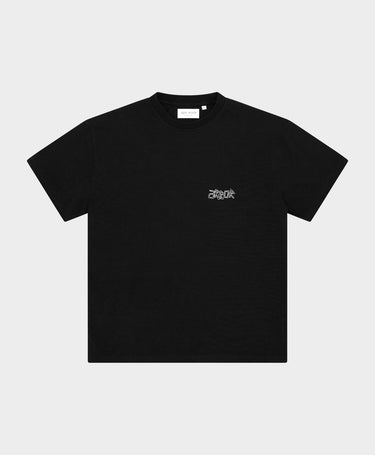 T-SHIRT HOMME MINIMAL LOGO NOIR NOIR