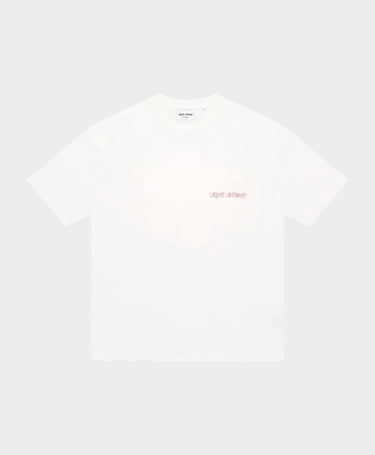 T-SHIRT HOMME PINK/ORANGE BLOSSOMS BLANC BLANC